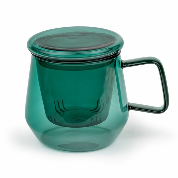 Bredemeijer Livorno Tea for One Glass Cup 350ml – Jade Green