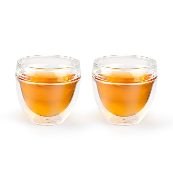 Bredemeijer Teamaster Double-Walled Glass Tea Mugs 200ml, Set of 2