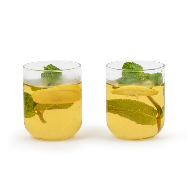 Bredemeijer Padua Single-Walled Glass Cups 350ml, Set of 2 – Clear