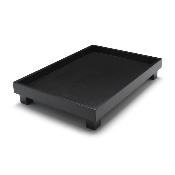 Bredemeijer Izumi Footed Serving Tray – Black Bamboo