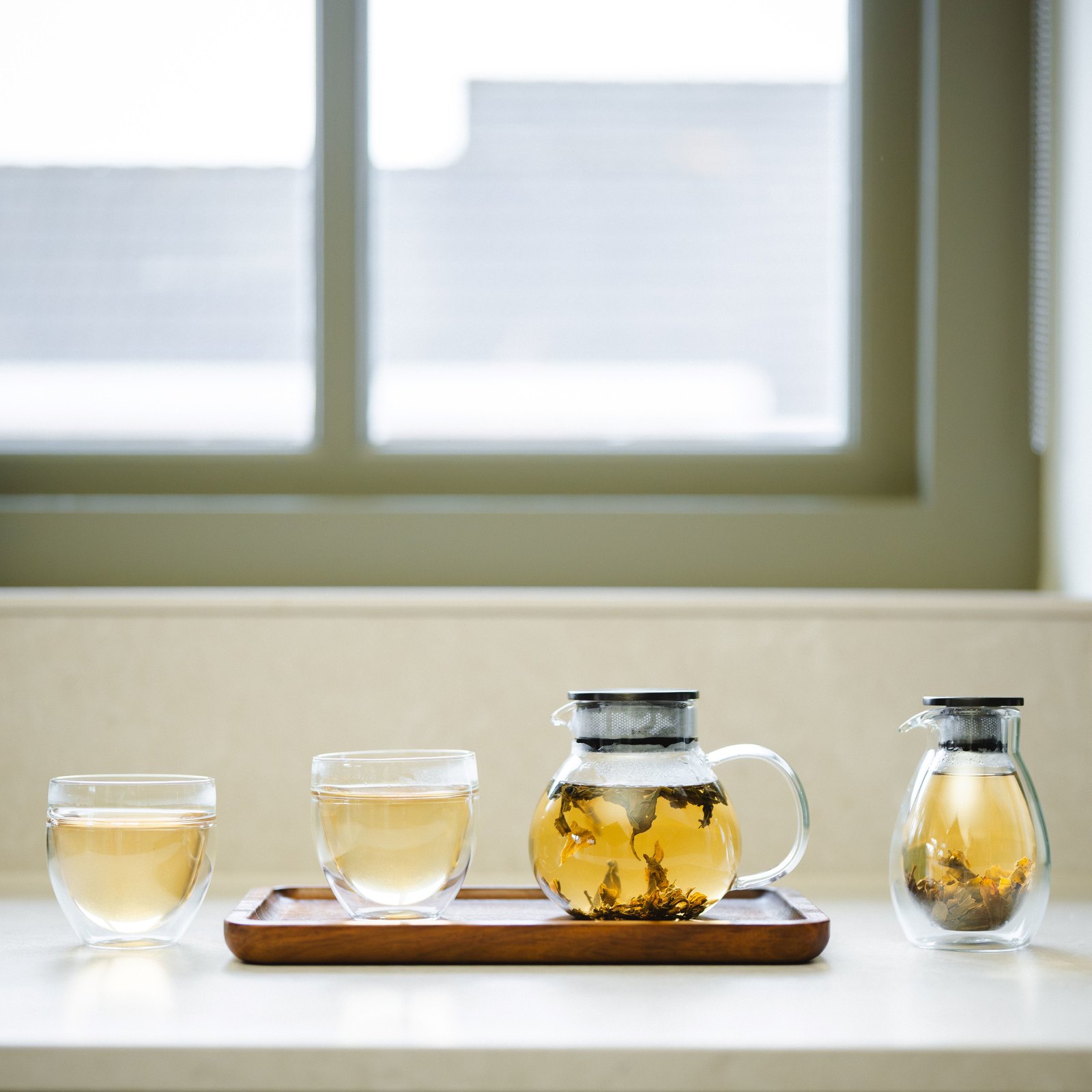 Bredemeijer Nishio Rectangular Acacia Wood Tea Tray – image 2