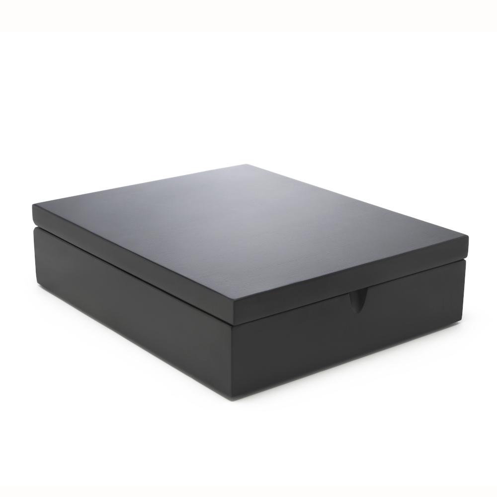 Bredemeijer Bamboo Tea Box with 9 Compartments – Black – image 2