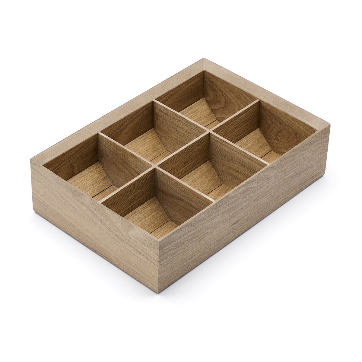 Bredemeijer Wooden Tea Box with Marble-Look Lid, 6 Compartments – image 4