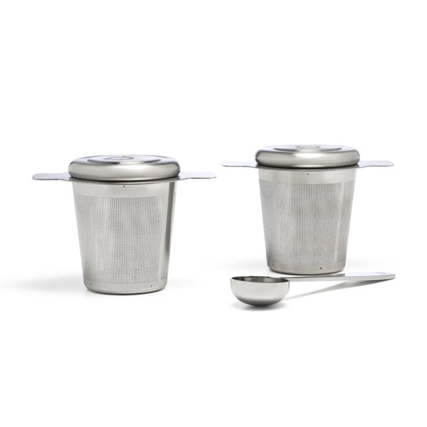 Bredemeijer Fine Mesh Tea Infusers with Measuring Spoon, Set of 2