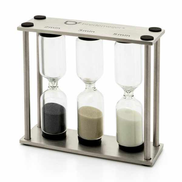 Bredemeijer Duet Classic Tea Timer Set – 2, 3 & 5 Minutes, Stainless Steel