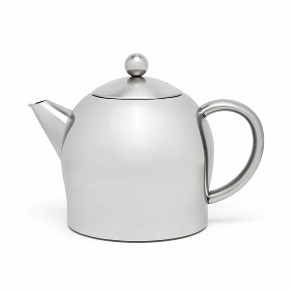 Bredemeijer Minuet Santhee Double-Walled Teapot 0.5L – Satin Steel