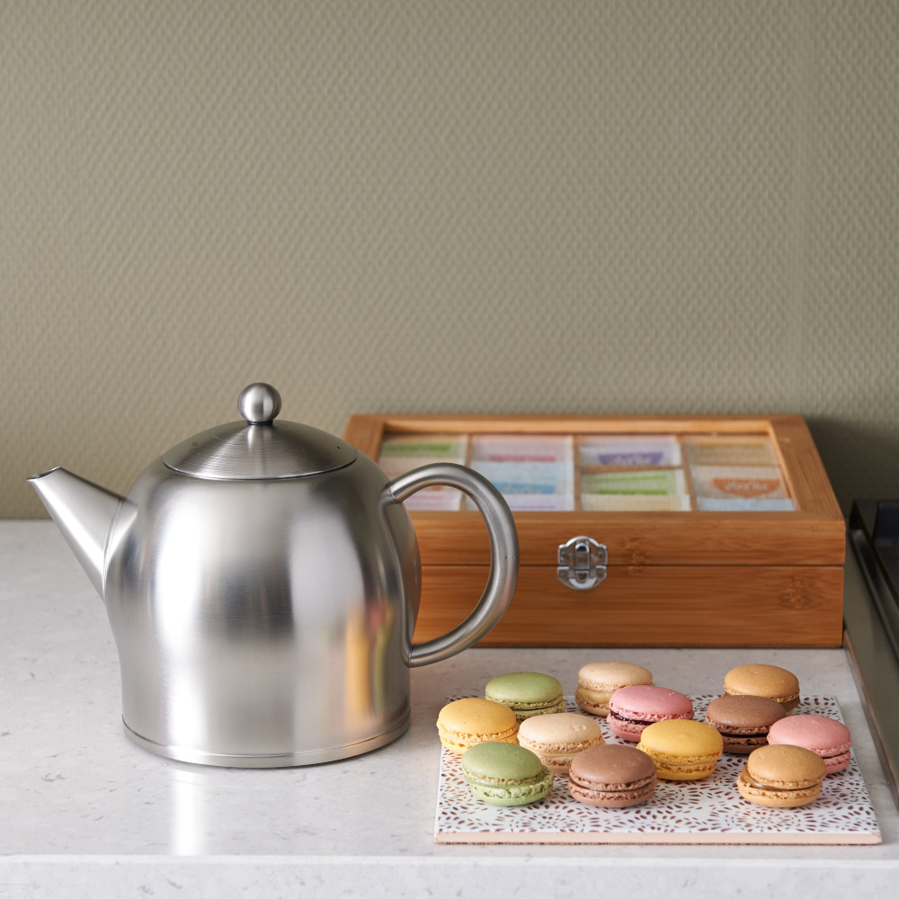 Bredemeijer Minuet Santhee Double-Walled Teapot 1.4L – Brushed Steel – image 2