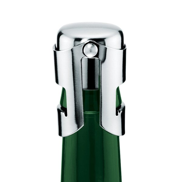 Leopold Vienna Polished Steel Champagne Stopper
