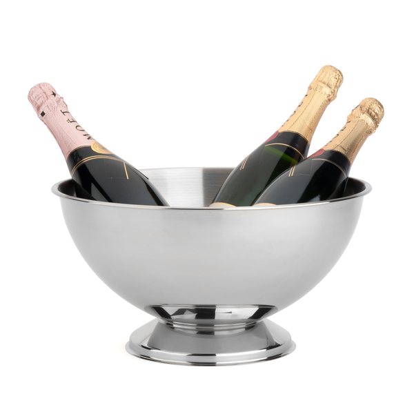 Leopold Vienna Classic Champagne Ice Bowl – Polished Steel