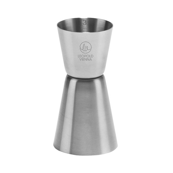 Leopold Vienna Matt Stainless Steel Cocktail Jigger 30/50ml