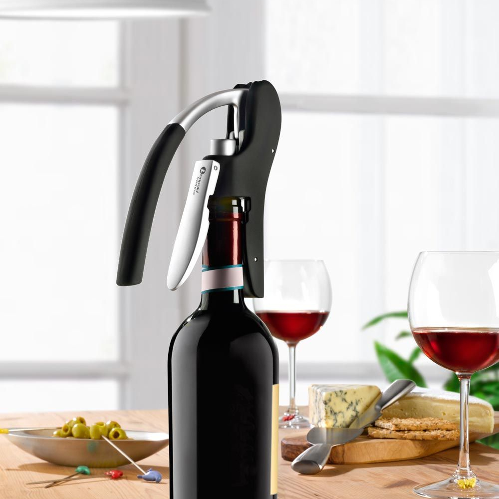 Leopold Vienna Mini Octopus Lever Corkscrew – Black – image 2