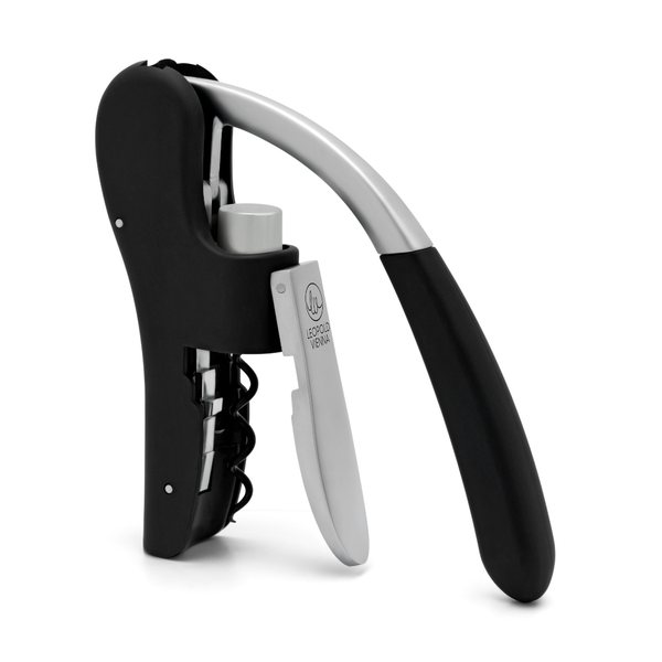 Leopold Vienna Mini Octopus Lever Corkscrew – Black
