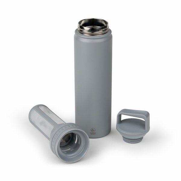 Leopold Vienna Moshi Cold Brew Infuser Bottle 600ml – Grey