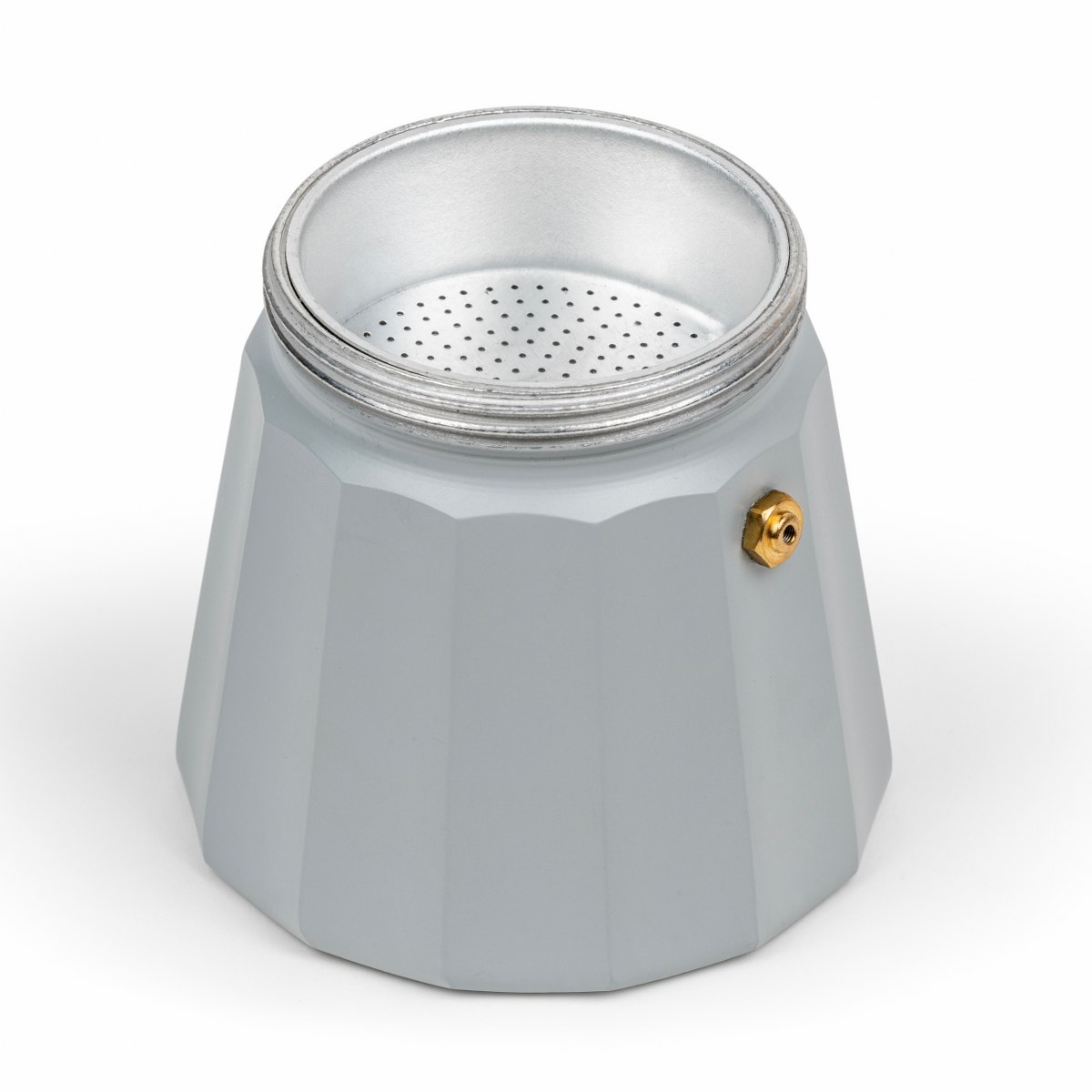 Leopold Vienna Moshi Recycled Aluminium Stovetop Espresso Maker, 6 Cup – Grey – image 4