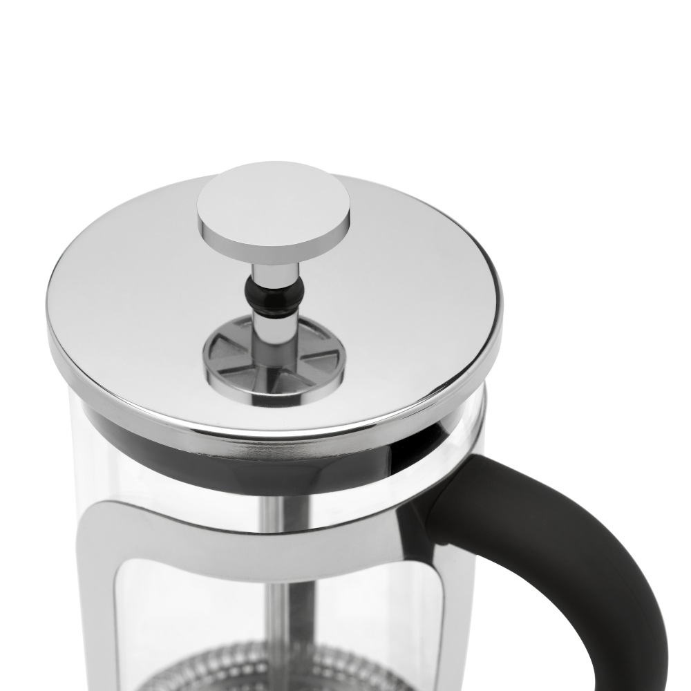 Leopold Vienna Glass Cafetière 600ml – Black Handle – image 2