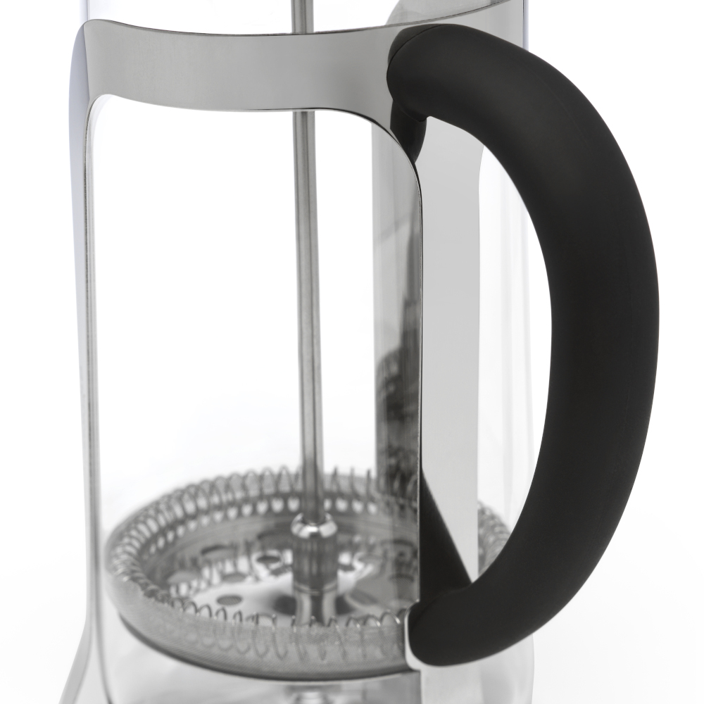 Leopold Vienna Glass Cafetière 600ml – Black Handle – image 4