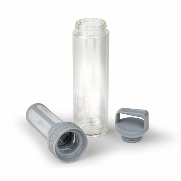 Leopold Vienna Moshi Glass Cold Brew Infuser Bottle 600ml – Grey