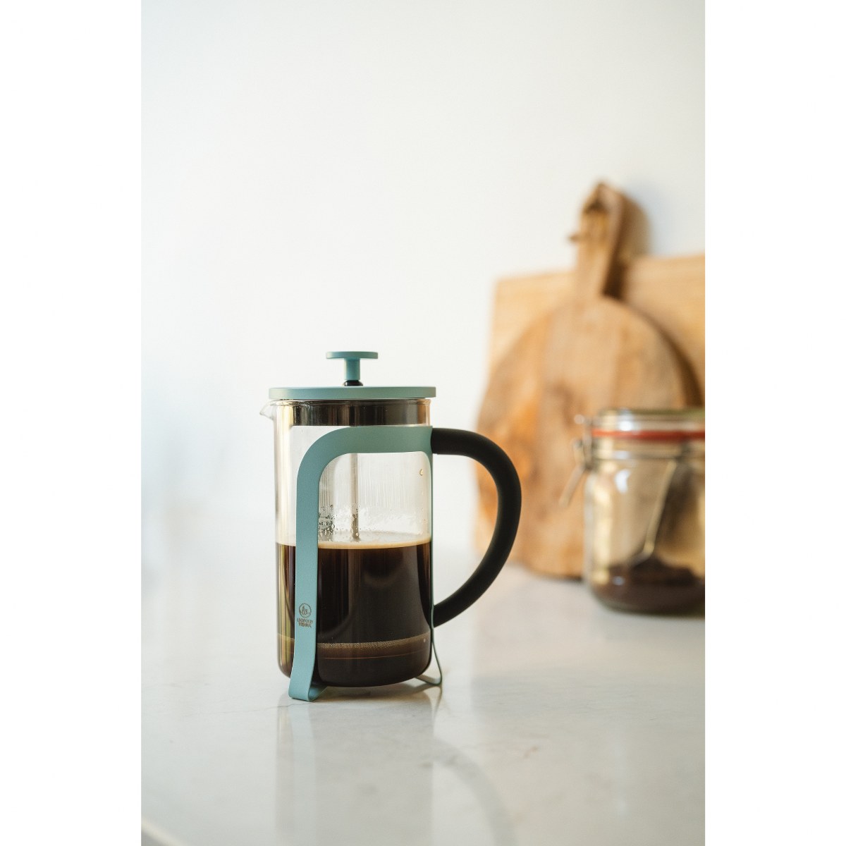 Leopold Vienna Moshi Glass Coffee & Tea Maker 600ml – Mint – image 7