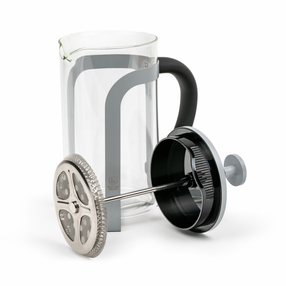 Leopold Vienna Moshi Glass Coffee & Tea Maker 600ml – Grey – image 5
