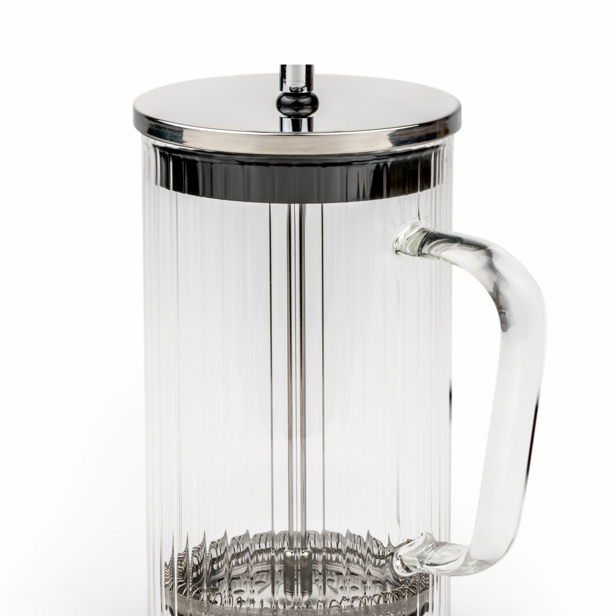 Leopold Vienna Arusha Ribbed Glass Cafetière 600ml – image 5