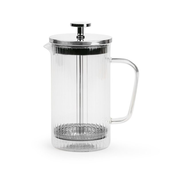 Leopold Vienna Arusha Ribbed Glass Cafetière 600ml
