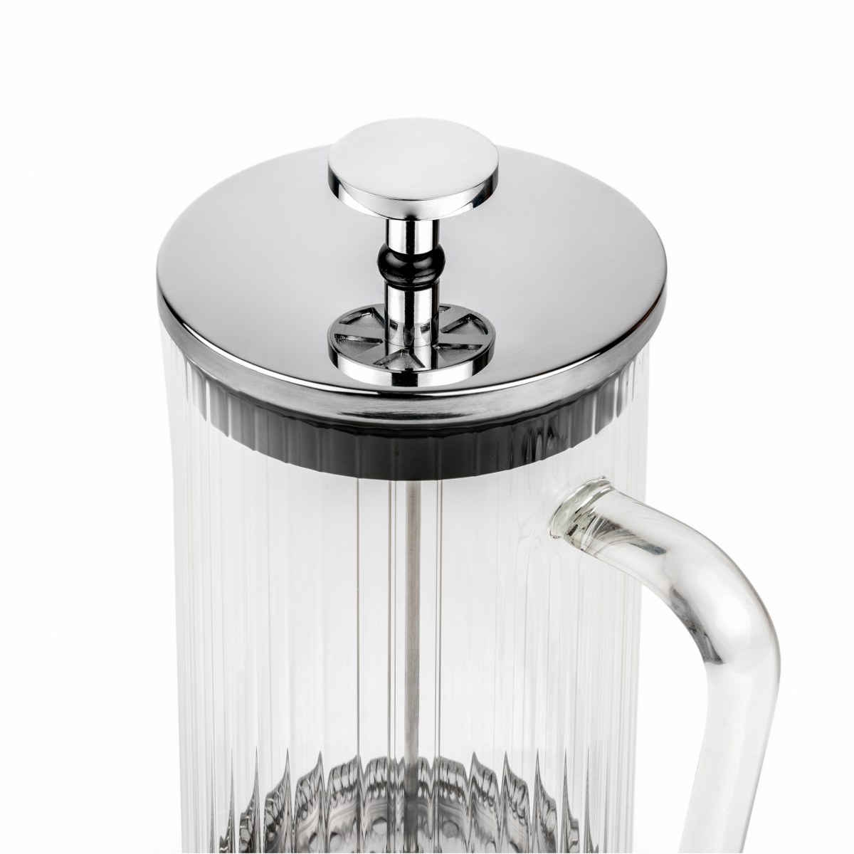 Leopold Vienna Arusha Ribbed Glass Cafetière 600ml – image 3