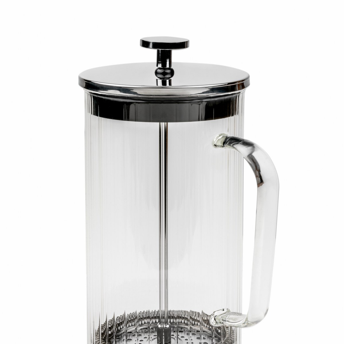 Leopold Vienna Arusha Ribbed Glass Cafetière 1L – image 5