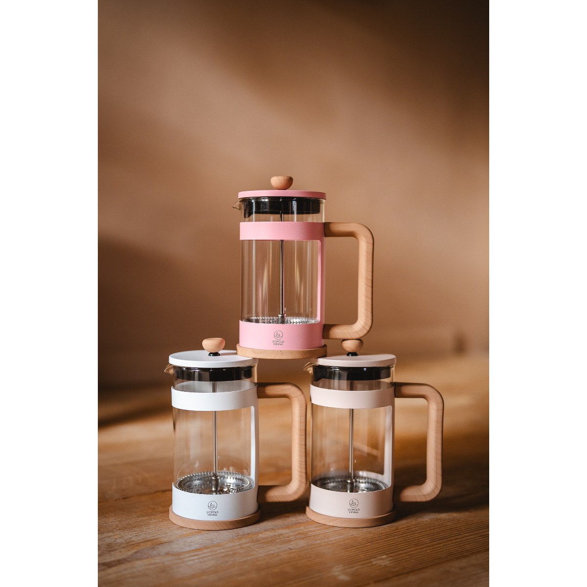Leopold Vienna Franca Cafetière 600ml – Pink – image 7