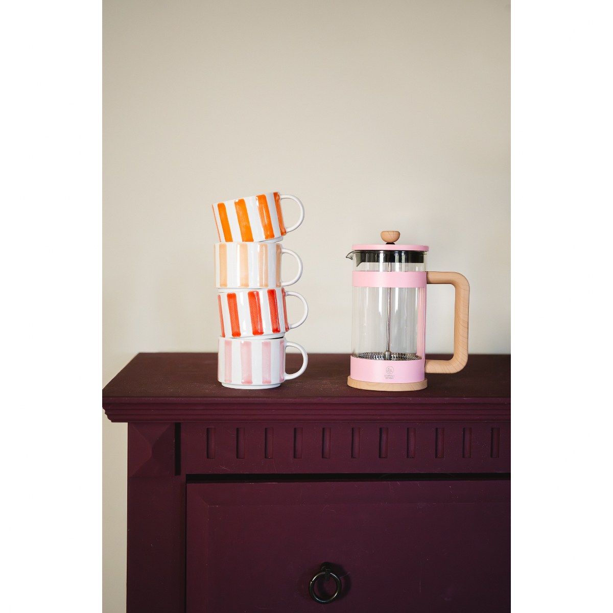 Leopold Vienna Franca Cafetière 600ml – Pink – image 9