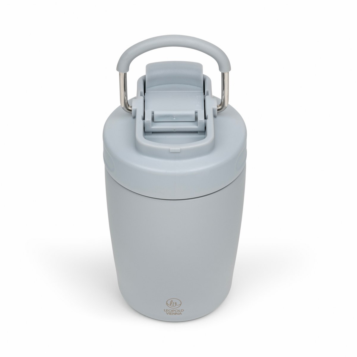 Leopold Vienna Moshi Stainless Steel Travel Coffee Mug 350ml – Grey – image 2