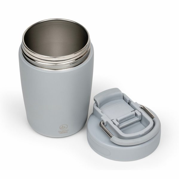 Leopold Vienna Moshi Stainless Steel Travel Coffee Mug 350ml – Grey