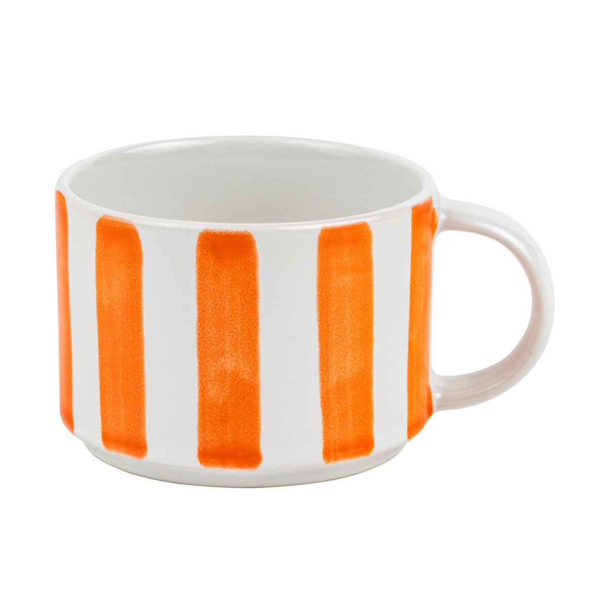 Leopold Vienna Franca Hand-Painted Stoneware Coffee Cups, Set of 4 – image 4