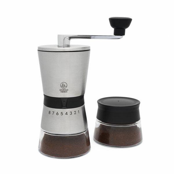 Leopold Vienna Bologna Stainless Steel Coffee Grinder Gift Set