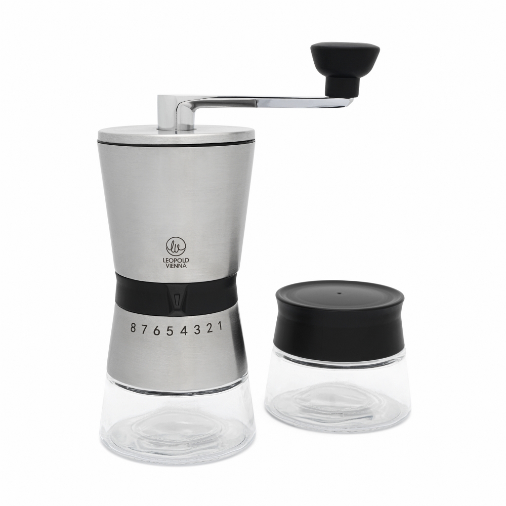 Leopold Vienna Bologna Stainless Steel Coffee Grinder Gift Set – image 2