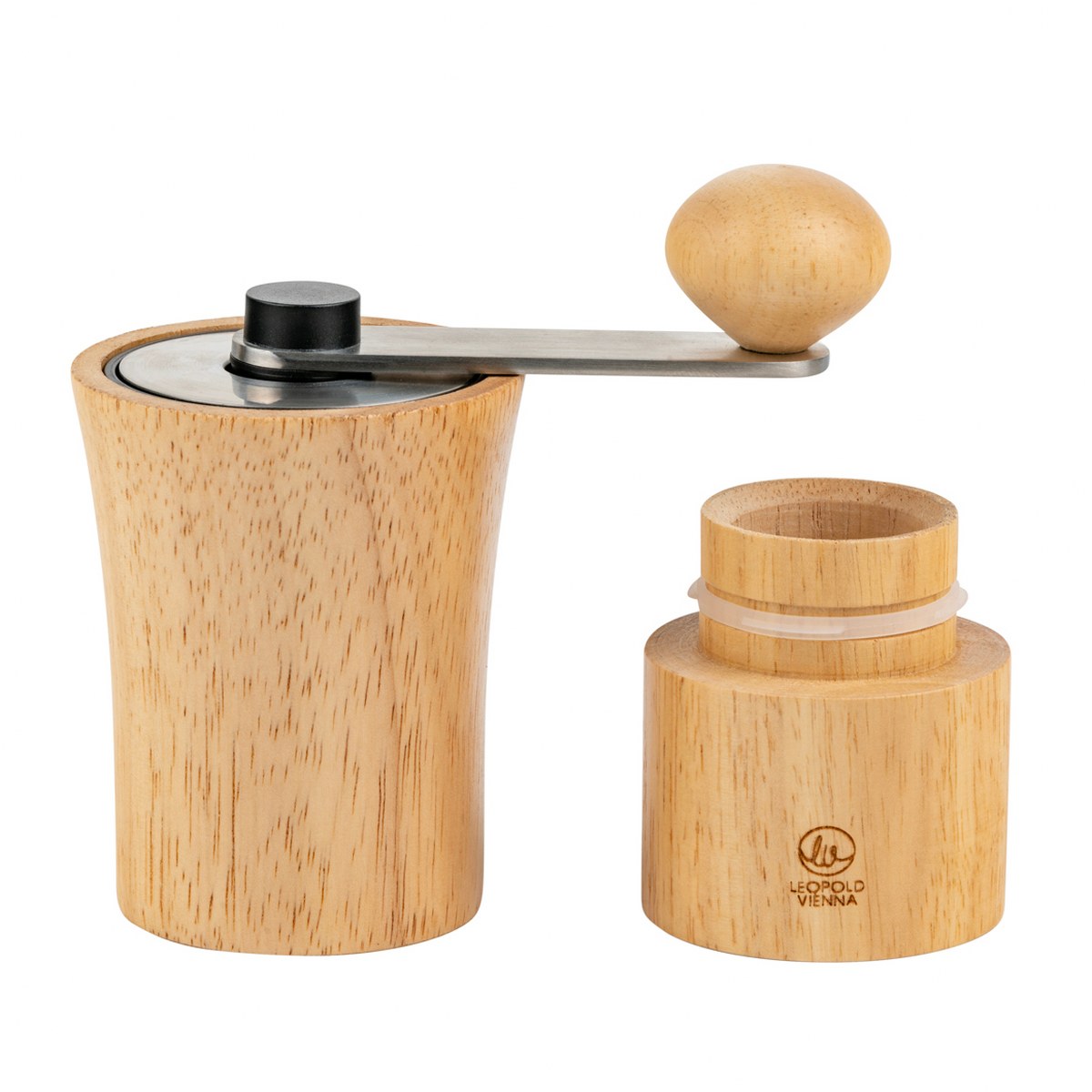 Leopold Vienna Franca Bamboo Manual Coffee Grinder – image 2