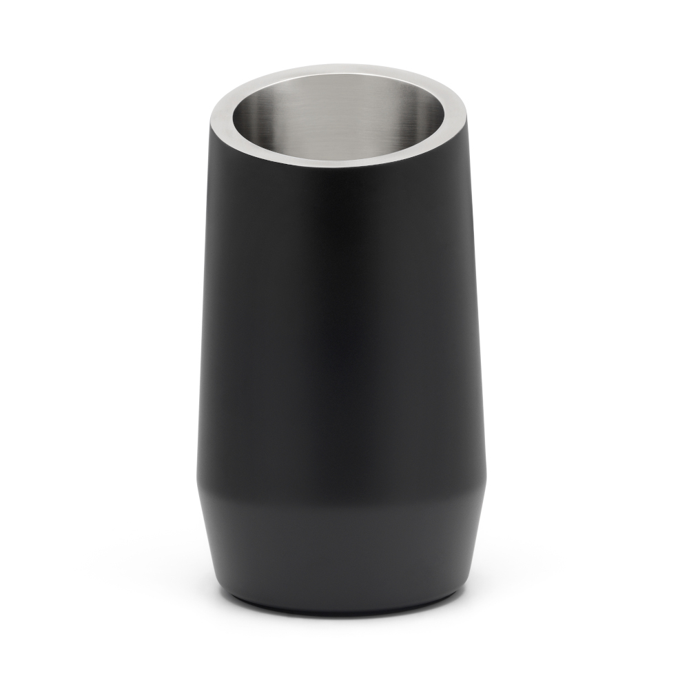 Leopold Vienna Double-Walled Wine Bottle Cooler – Matt Black – image 2