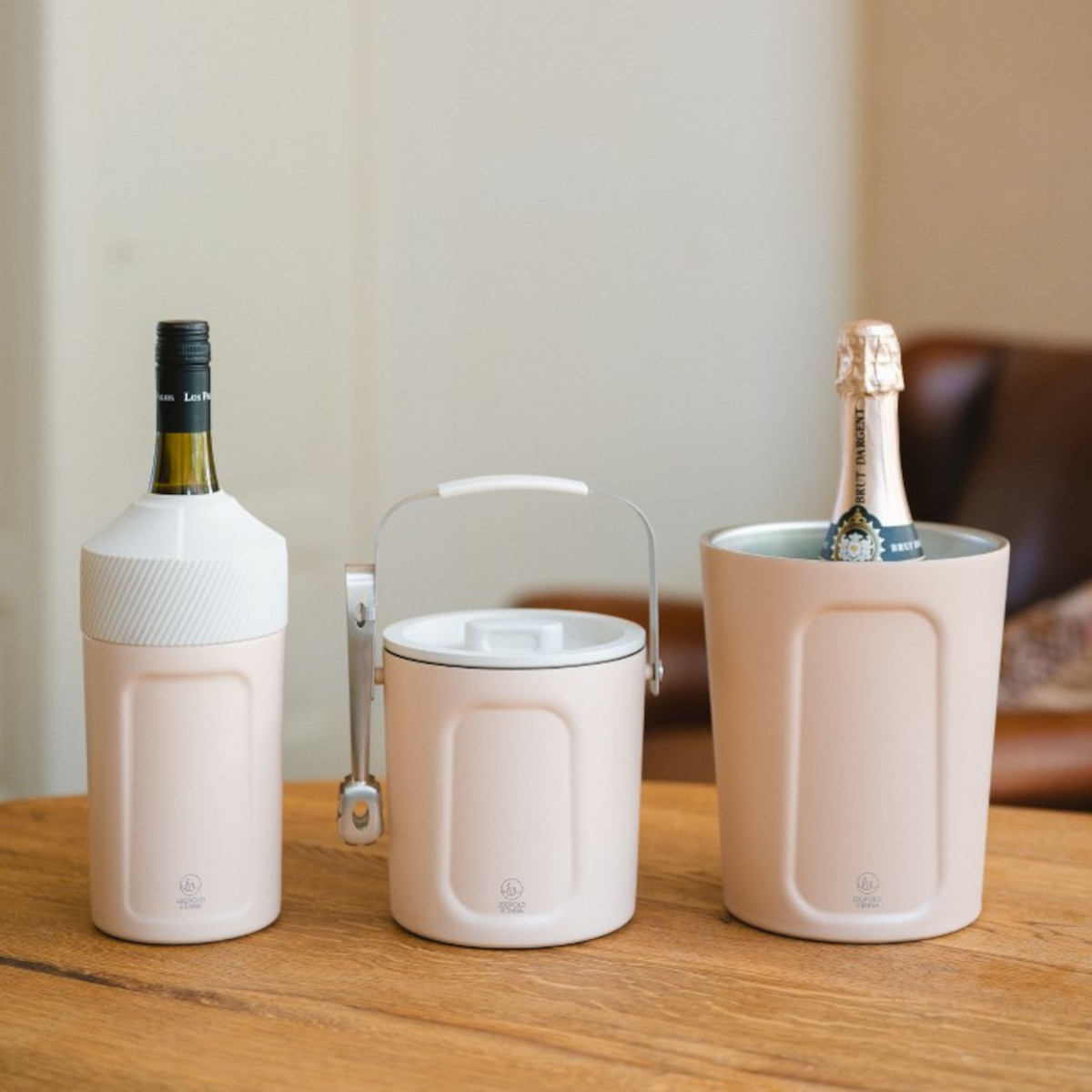 Leopold Vienna Corvina Double-Walled Bottle Cooler – Sand – image 8