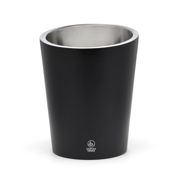 Leopold Vienna Double-Walled Champagne Cooler – Black