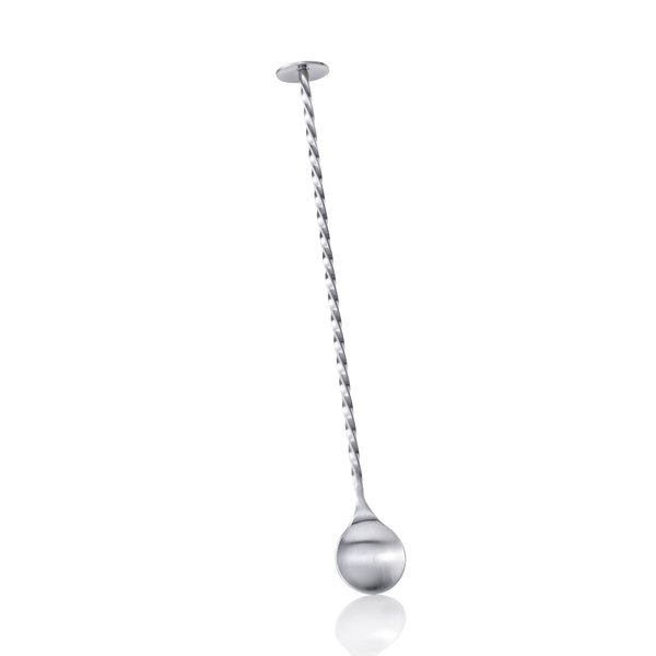 Leopold Vienna Twisted Cocktail Bar Spoon with Muddler 25cm