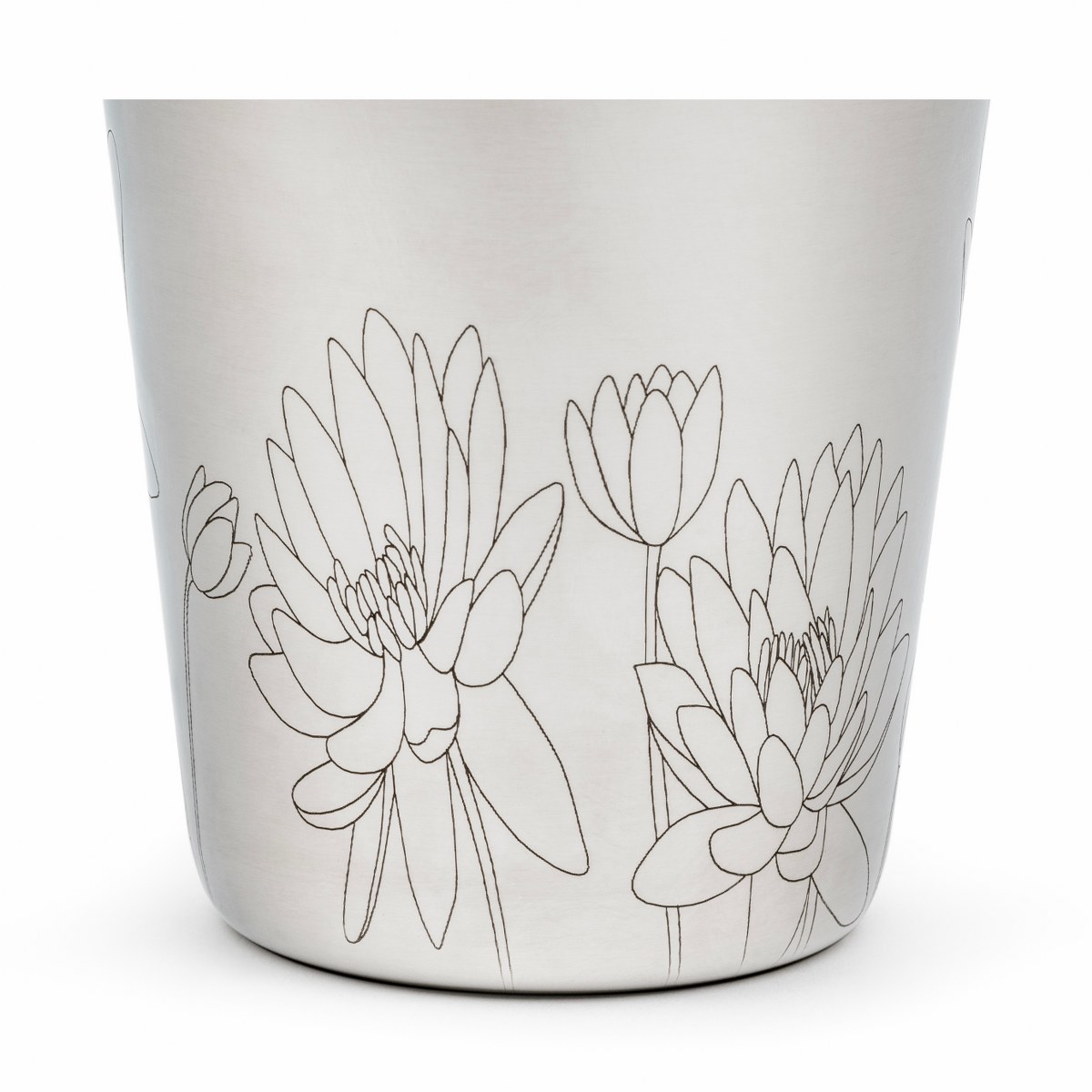 Leopold Vienna Etched Flowers Cocktail Shaker 500ml – image 2