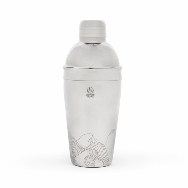 Leopold Vienna Etched Mountains Cocktail Shaker 500ml