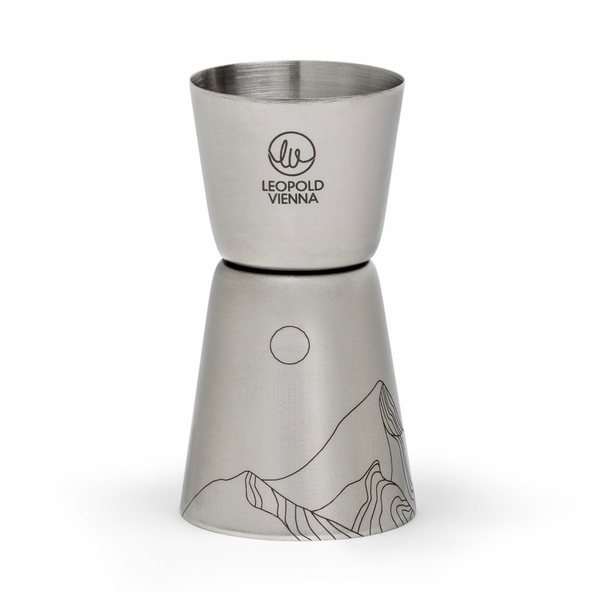 Leopold Vienna Etched Mountains Cocktail Jigger 20/40ml