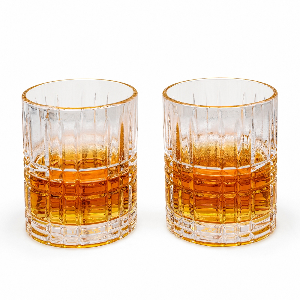 Leopold Vienna Aspiran Faceted Whisky Decanter & 2 Glasses – image 3