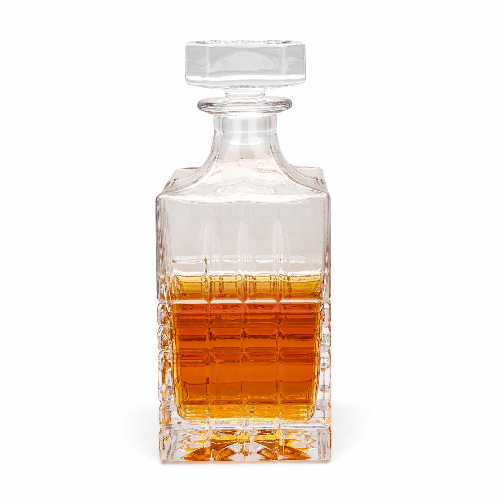 Leopold Vienna Aspiran Faceted Whisky Decanter & 2 Glasses – image 2