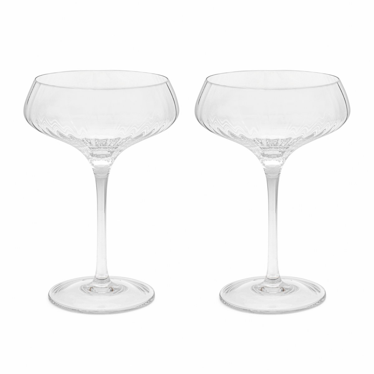 Leopold Vienna Arinto Martini Glasses, Set of 2 – Gold Rim – image 2