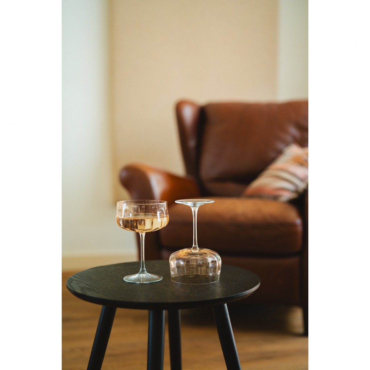 Leopold Vienna Corvina Pearl-Finish Champagne Coupes, Set of 2 – image 6