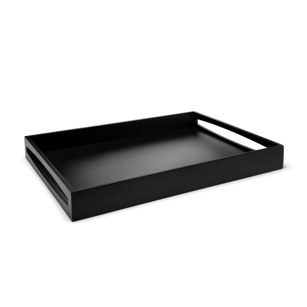 Leopold Vienna Large Serving Tray with Handles 55 x 40cm – Black – image 2