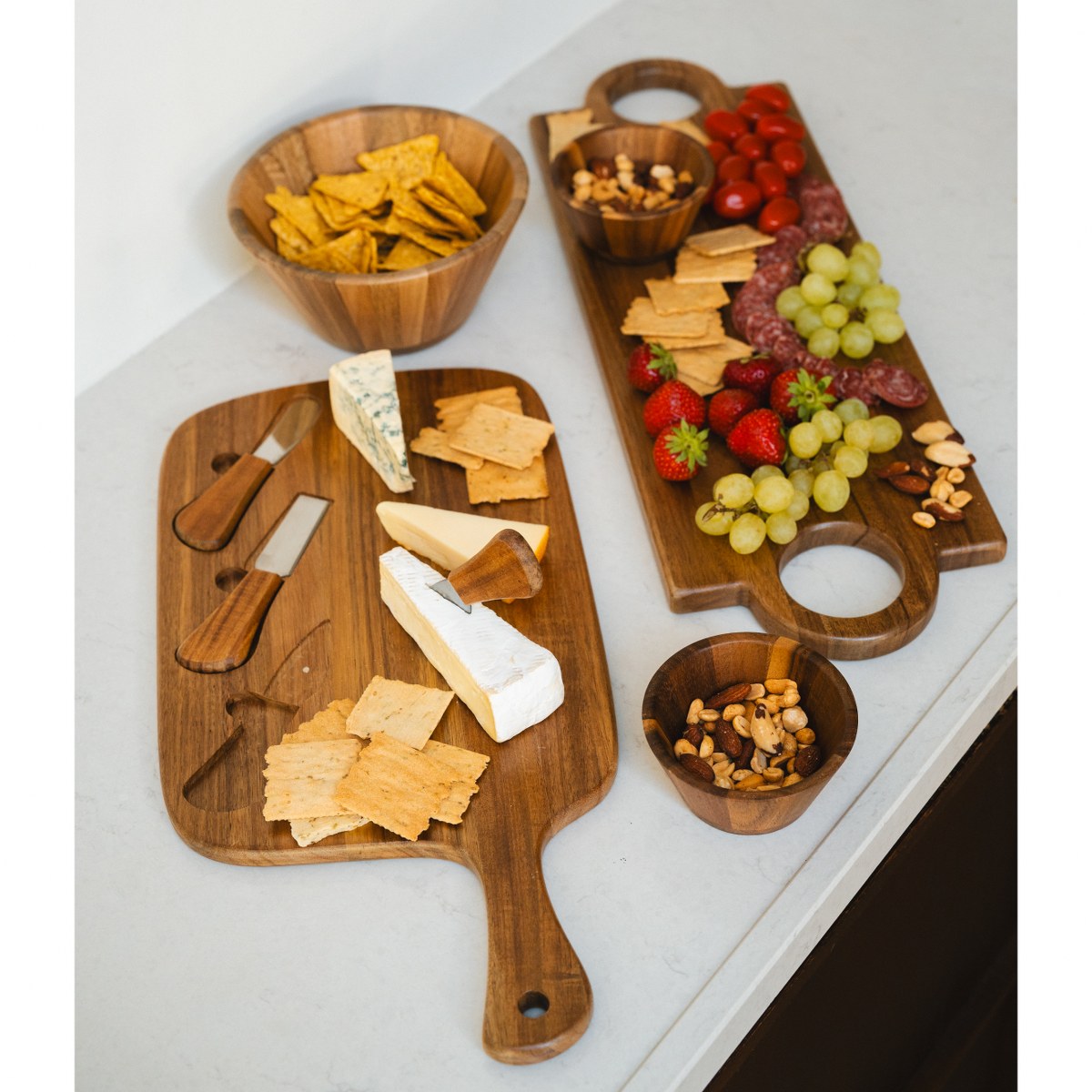 Leopold Vienna Oviedo Long Acacia Wood Serving Board 61cm – image 6