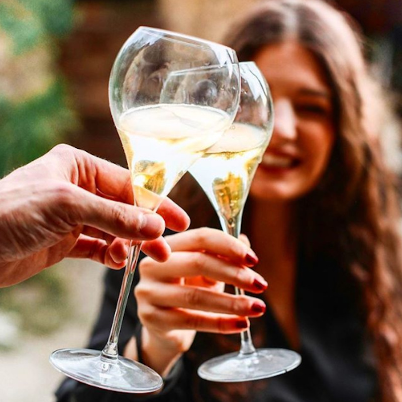 Italesse Balloon Champagne Flutes, Set of 6 – 210ml Crystalline Glass – image 9