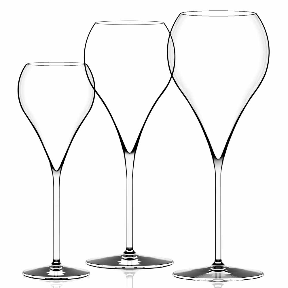 Italesse Balloon Champagne Flutes, Set of 6 – 210ml Crystalline Glass – image 3